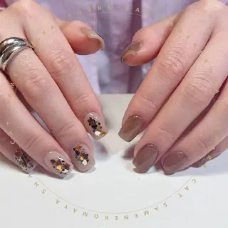 ネイル サメ猫 マーヤのネイルデザイン