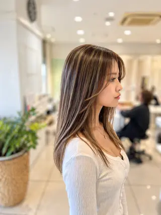 セミロング 金子 直樹のヘアスタイル