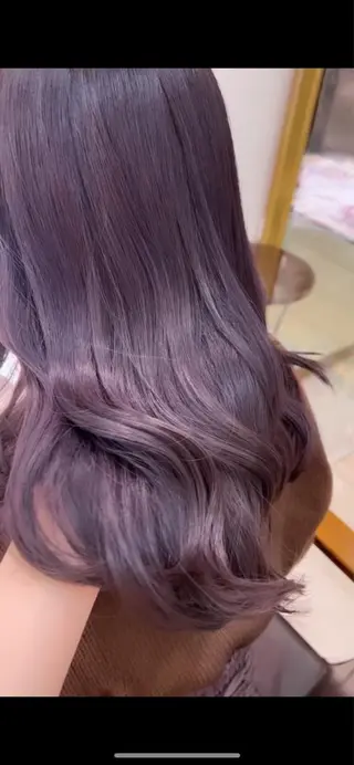 ロング カラー 透明感カラー 古山 結季🌙🖤のヘアスタイル