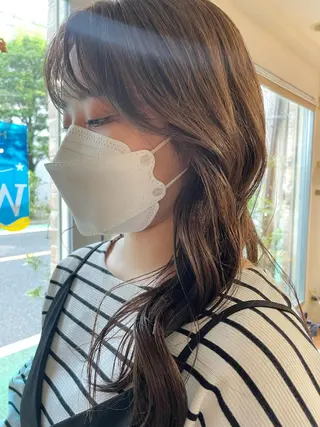 ロング カラー パーマ ☀️海外レイヤー 🇺🇸/ヒナコのヘアスタイル