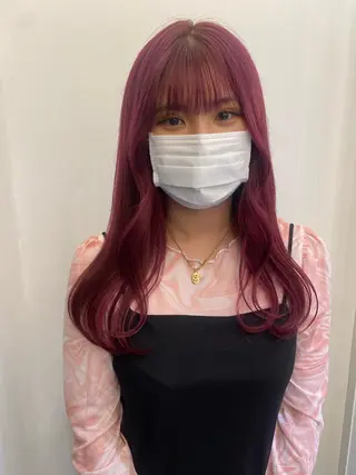 ロング カラー riria/ボブ /透明感カラー🎀のヘアスタイル