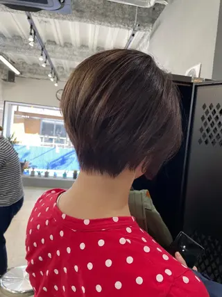 ショート カラー メンズ専門サロン wokeのヘアスタイル