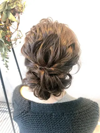 セミロング ヘアアレンジ BREK穂積店 MISAKOのマツエク・マツパデザイン