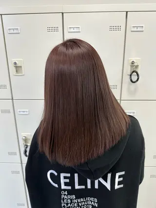 セミロング rio🧚🏻‍♀️ 暖色/グレージュのヘアスタイル