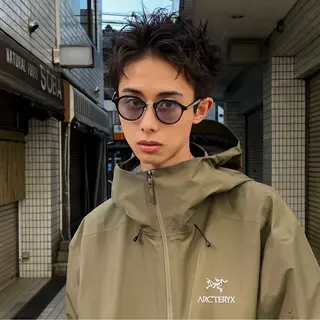 ショート パーマ メンズ スパイキーショート/ メンズヘア/hugeのヘアスタイル