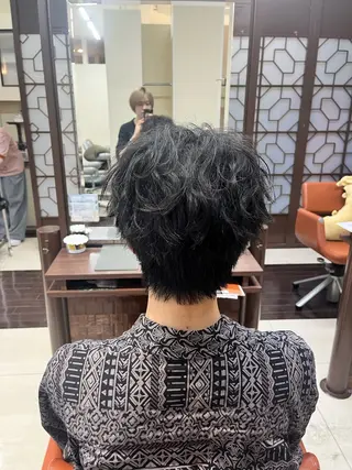 ショート パーマ メンズ 🧊メンズ特化🧊 高木航希のヘアスタイル