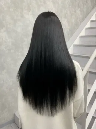 ロング カラー レイヤー/艶カラー /韓国ヘア/高松のヘアスタイル