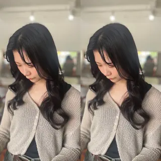 ロング カラー mopa_kaede ナチュラル/レイヤーのヘアスタイル