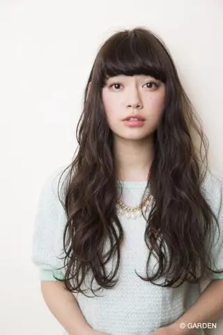 ロング パーマ 北間 寛哉のヘアスタイル