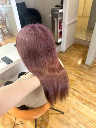 ミディアム カラー 透明感カラー/京橋/ reikoのヘアスタイル