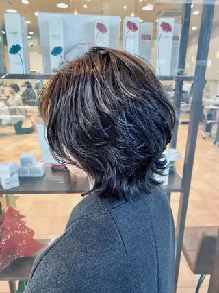 ショート パーマ 大野 あさみのヘアスタイル
