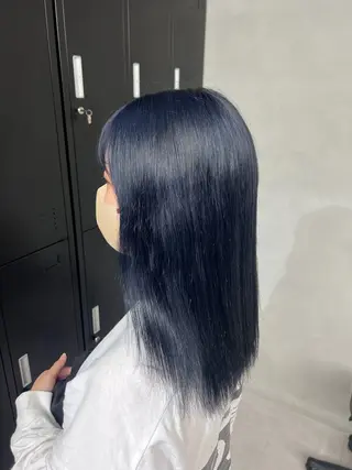 ミディアム カラー 小森聖奈 韓国風レイヤーカットのヘアスタイル