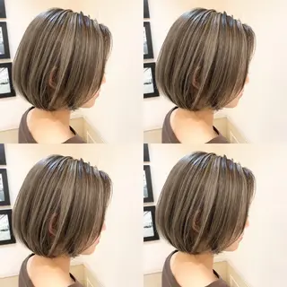 ミディアム カラー レイヤー×髪質改善 マネージャー安藤光司のヘアスタイル