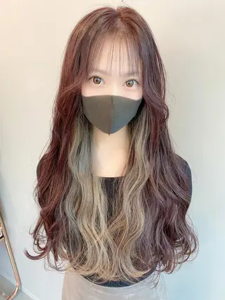 セミロング MIRIM栄 野田航生のヘアスタイル