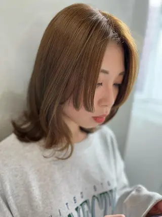 ミディアム 大友 正晴のヘアスタイル