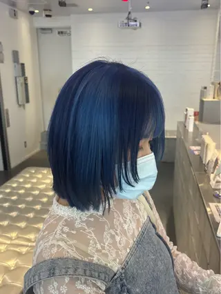 ミディアム カラー レイヤー sala 推しカラー職人🎀のヘアスタイル