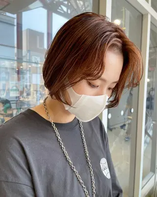 ショート カラー ❤️ダブルカラー 髪質改善❤️SAYAのヘアスタイル