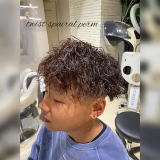 パーマ 大谷 竜也のヘアスタイル