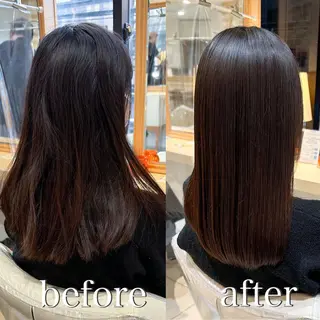 セミロング 美髪⭐︎髪質改善 井上　康司のヘアスタイル