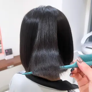 ミディアム カラー ウルフカット ハッシュカット/七海のヘアスタイル