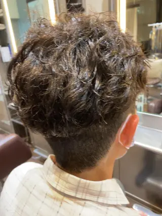 パーマ メンズ 谷口 雅門のヘアスタイル