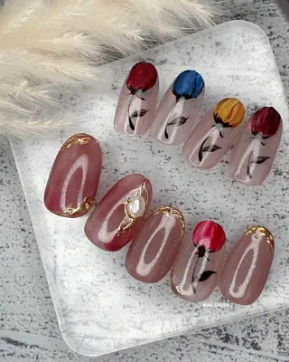 ネイル 3dパーツ/流行り 👧shushu❤️のネイルデザイン