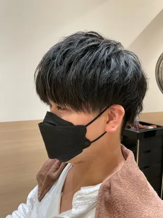 メンズ ともや 髪質改善縮毛矯正のヘアスタイル
