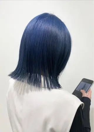 ミディアム カラー tomomi /レイヤーカットのヘアスタイル