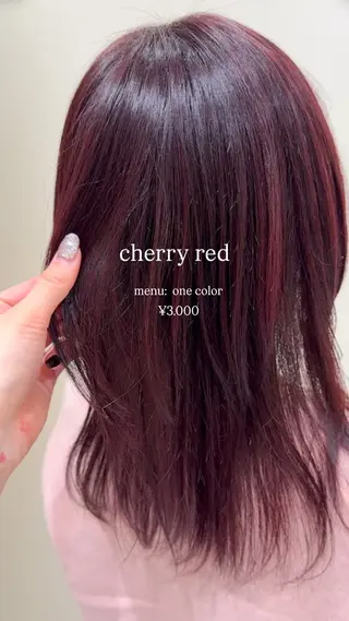 ミディアム カラー ワンホン×髪質改善 つのーか🩶🫧のヘアスタイル