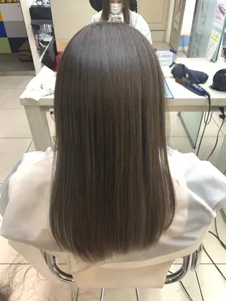 ロング 朝ラク縮毛矯正 kiryuのヘアスタイル
