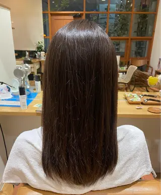 ロング カラー 高松 莉璃のヘアスタイル