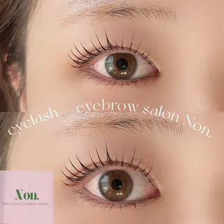 マツエク・マツパ eyelash ×  eyebrow salon Non.所属・Non. NANASEのマツエク・マツパデザイン