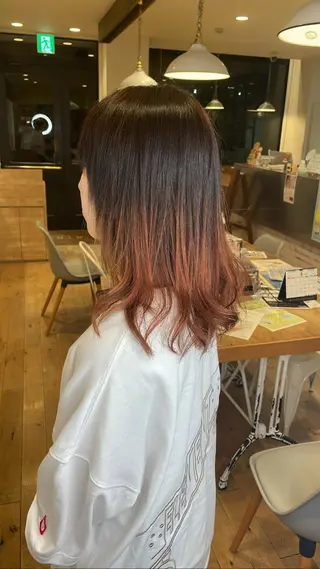 ミディアム シマノ フミヤのヘアスタイル