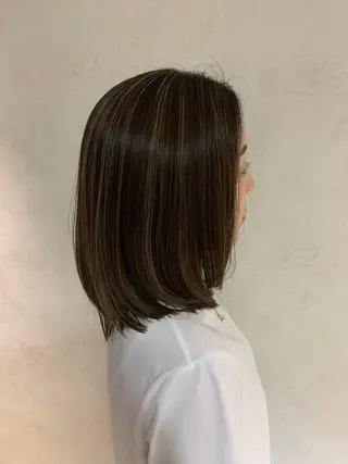 ミディアム 市村 正義のヘアスタイル