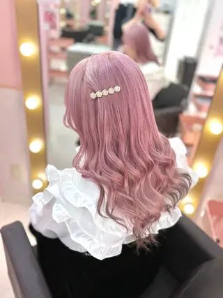 ロング カラー 甘ふわgirly🎀 ハイトーン🤍Ramのヘアスタイル