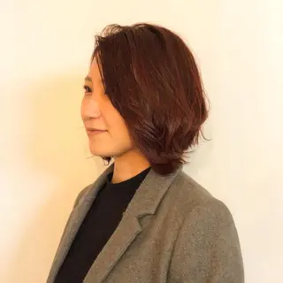 ショート カラー 坂元 智信のヘアスタイル