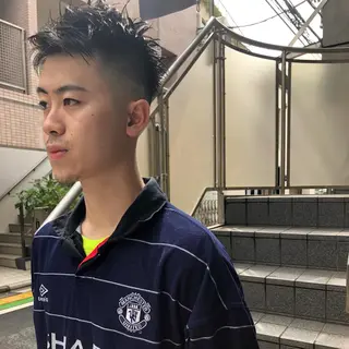 メンズ 🌈圧倒的デザイン パーマ　関和希のヘアスタイル