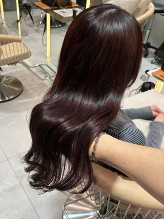 カラー 縮毛矯正・似合わせ タナカ レイヤのヘアスタイル