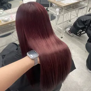 セミロング クルミ/ 💕ワンホンネイルのネイルデザイン