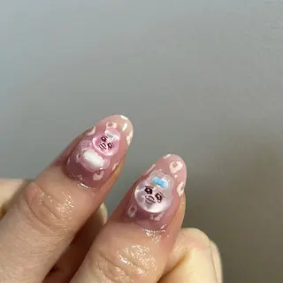 ネイル パラあり！フィルイン 美フォルムのネイルデザイン