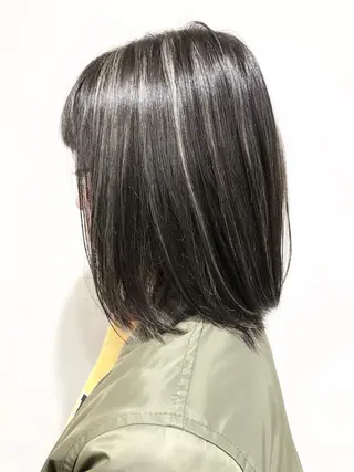 セミロング カラー ヘアアレンジ 🌼圧倒的な口コミ数 BRAVE柏東口のヘアスタイル