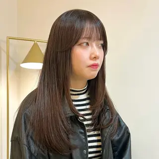 ロング カラー 艶カラー/透明感 /ヒグチアオイのヘアスタイル