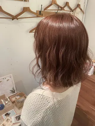 ミディアム カラー ヘアアレンジ 鴫原 亜弥のヘアスタイル