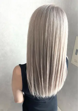 ロング カラー シール、 ハネエクステのヘアスタイル