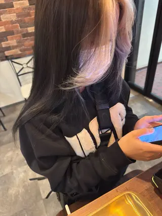 ロング カラー 鍵 魁斗のヘアスタイル