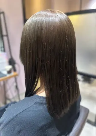ミディアム 作野 潮織のヘアスタイル