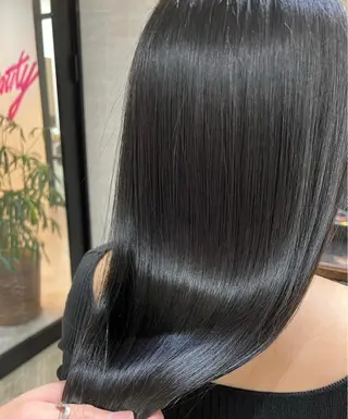セミロング カラー ヘアアレンジ aloha hibinoのマツエク・マツパデザイン