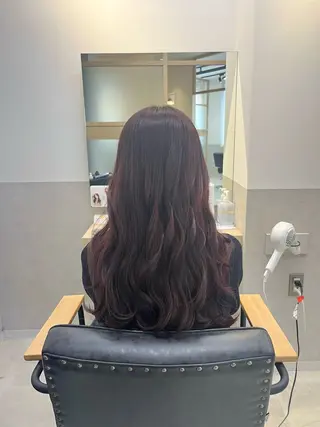 ロング 田中 絵理のヘアスタイル