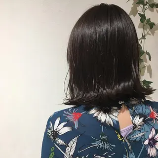 ミディアム 永田 琴愛のヘアスタイル