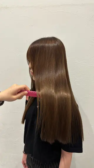 ロング カラー 暖色🍇/透明感/ 髪質改善/YUIKOのヘアスタイル